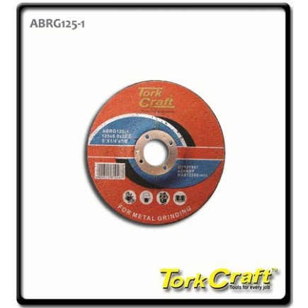 125 X 6.0 X 22.22mm - Steel Grinding Disc | Torkcarft 