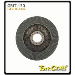 120 Grit - 115mm - Flap Disc 15 DEG. Angle | Aluminium Oxide