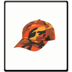 Orange Camo - Mid-Low Profile Cap | Camouflage