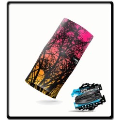 Tree Black Pink Coral | CliMate Sports Scarfs 