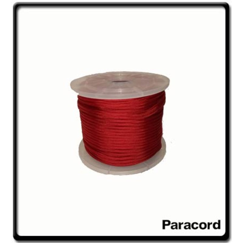 4mm - Paracord - Red