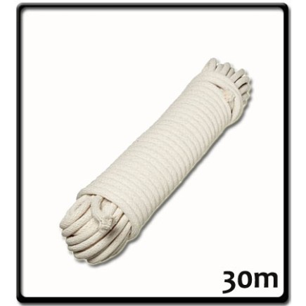 12mm - Cotton Sash Cord - Hank | 30m