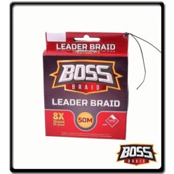 0.43mm - Boss Braid Leader - 80Lb - 36.4kg | 50m