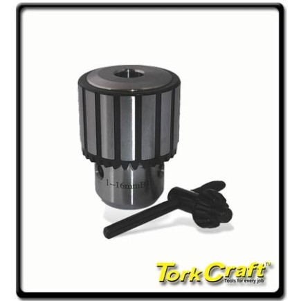 16mm - Drill Chuck with key Taper| Tork Craft