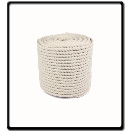  10mm - Cotton Rope - 3 Strand | SOLD PER METER