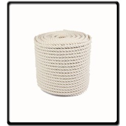 12mm - Cotton Rope - 3 Strand | SOLD PER METER