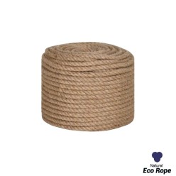 12mm - Eco Rope - 3 Strand - Twisted Hemp Rope | SOLD PER METER