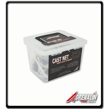7ft - Monofilament Cast net with Lead
