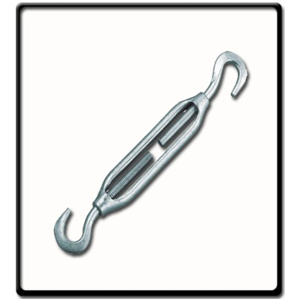 22mm Turnbuckle, EG, DIN 1480 | Hook to Hook
