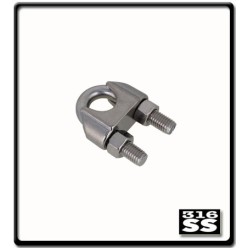 8mm - Wire Rope Clamp | Stainless Steel 