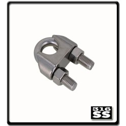 16mm - Wire Rope Clamp | Stainless Steel 