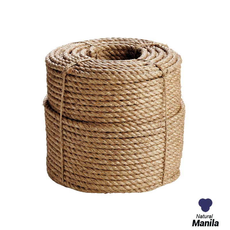 14mm - Manila Rope 3-strand - Natural Fibre