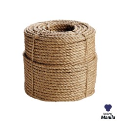 16mm - Manila Rope 3-strand - Natural Fibre | SOLD PER METER