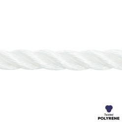 26mm - Polyrene Rope - 3-Strand Construction - UV Resistant | SOLD PER METER