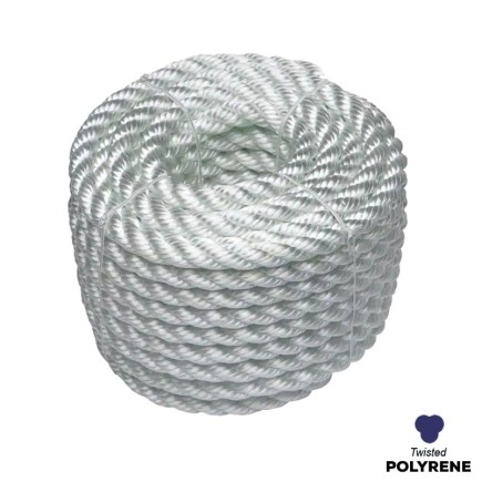 30mm - Polyrene Rope - 3-Strand Construction - UV Resistant | SOLD PER METER