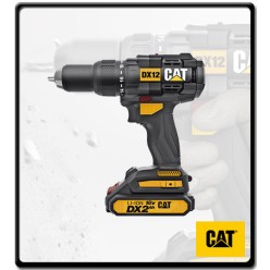 13mm - Hammer Drill - 2 X 2.0Ah Batteries with Charger - 65N.m - 18V | CAT