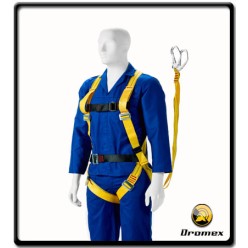 Full Body Harness Double Lanyard with Scaffhold Hooks & Belt