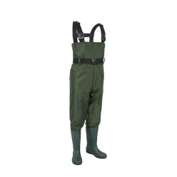Size 9 - Heavy Duty PVC - Fishing Waders- High Quality | Green