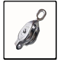 18mm - Galvanized Pulley - Double | Block