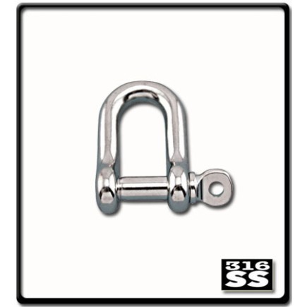 20mm D-Shackle | Stainless Steel