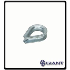10mm - Heavy Duty Wire Rope Thimble | Galvanized
