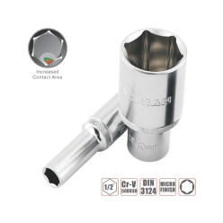 15mm x 1/2" - Drive Deep Socket | Fixman