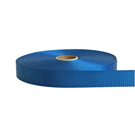 25mm – 2 Ton Industrial Webbing Blue | SOLD PER METER