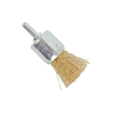 24MM X 6MM SHAFT BLISTER WIRE END BRUSH 