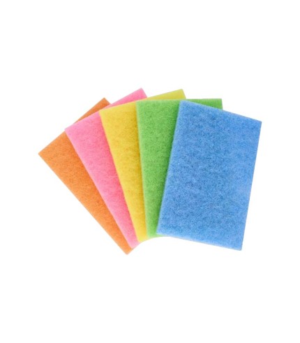 Assorted Scouring Pads - Pack 5 | Cleaning Material