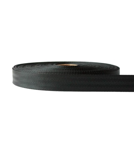 10mm - Sewn Twill Tape - Black | SOLD PER METER