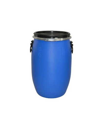 100L - Drum with Open Top Lid - Blue | Plastic Drum