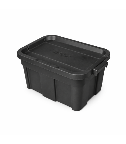 45ltr -Rough Tote - Storage Box - Black | Plastic