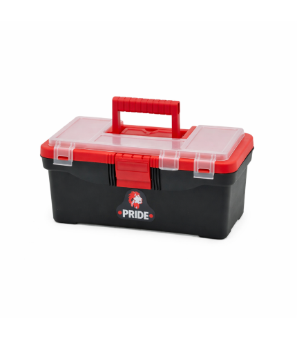 32cm - Pride Tool Box - Red/Black | Plastic