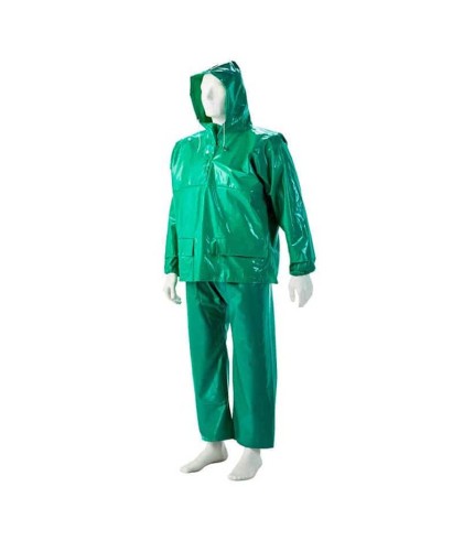 Small - Heavy Duty PVC - Oilskin Jacket - Storm Protective Attire