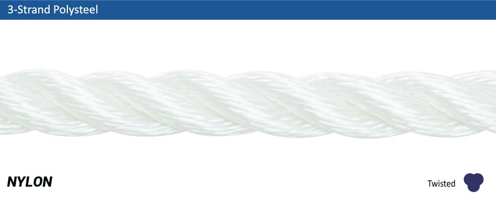 32mm Durable Nylon Ropes with Excellent Stretch & Recovery
